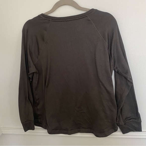 Splendid Olive Green Pullover Long Sleeve Sweater XL - Picture 3 of 4